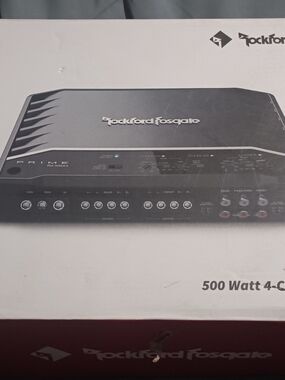 Rockford Fosgate Prime 4-Channel Car Amplifier - Black